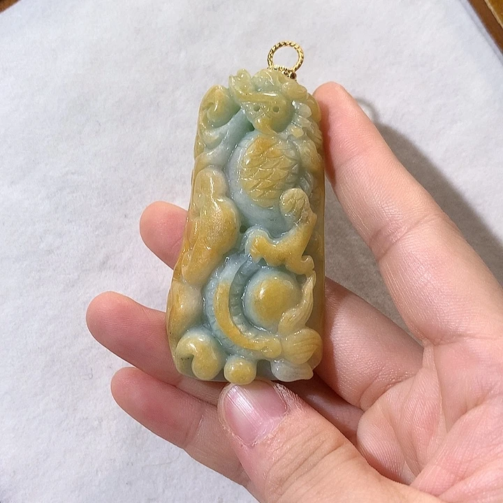 翡翠未镶嵌颈饰翡翠吊坠