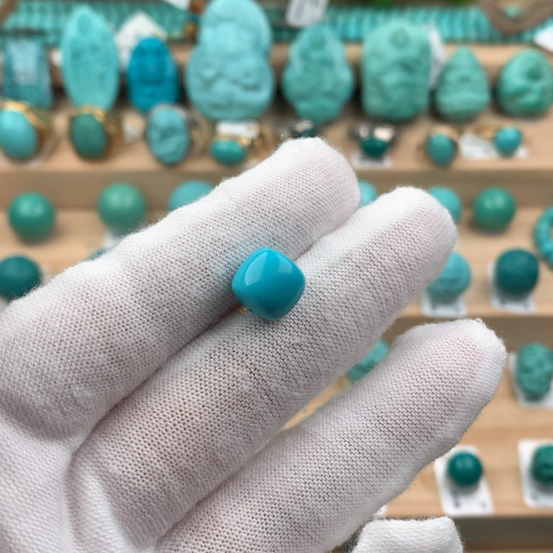 绿松石配饰未镶嵌9.5-9.0