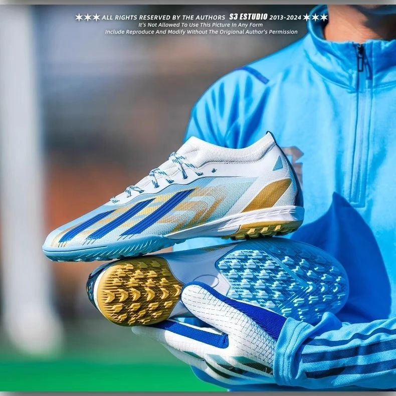 梅西同款X系列 CRAZYFAST.1儿童足球鞋TF碎钉男女学生FG长钉成人