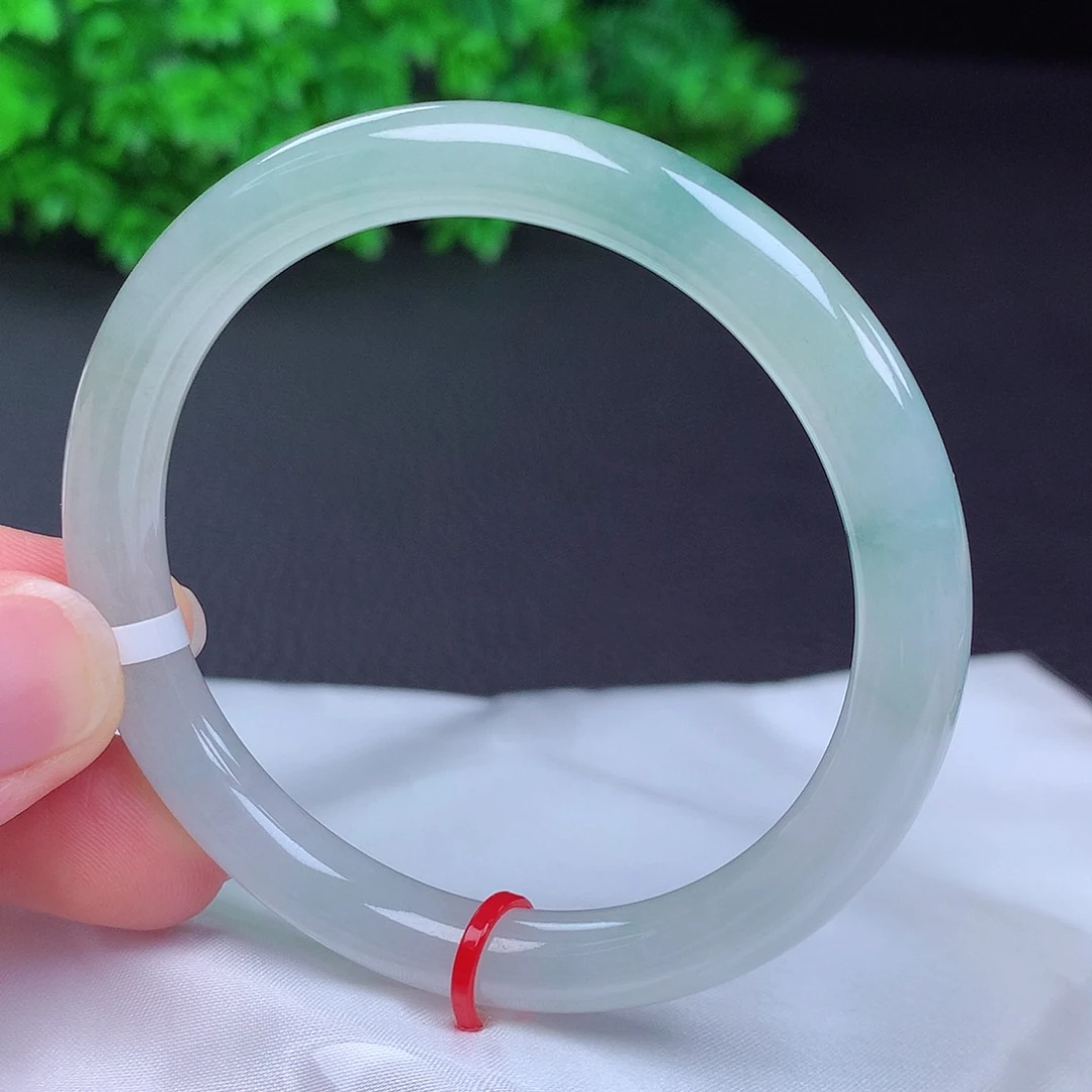 翡翠未镶嵌手镯53圈口432114