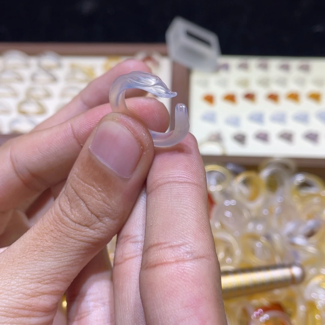 玛瑙/玉髓合金戒指40号港15