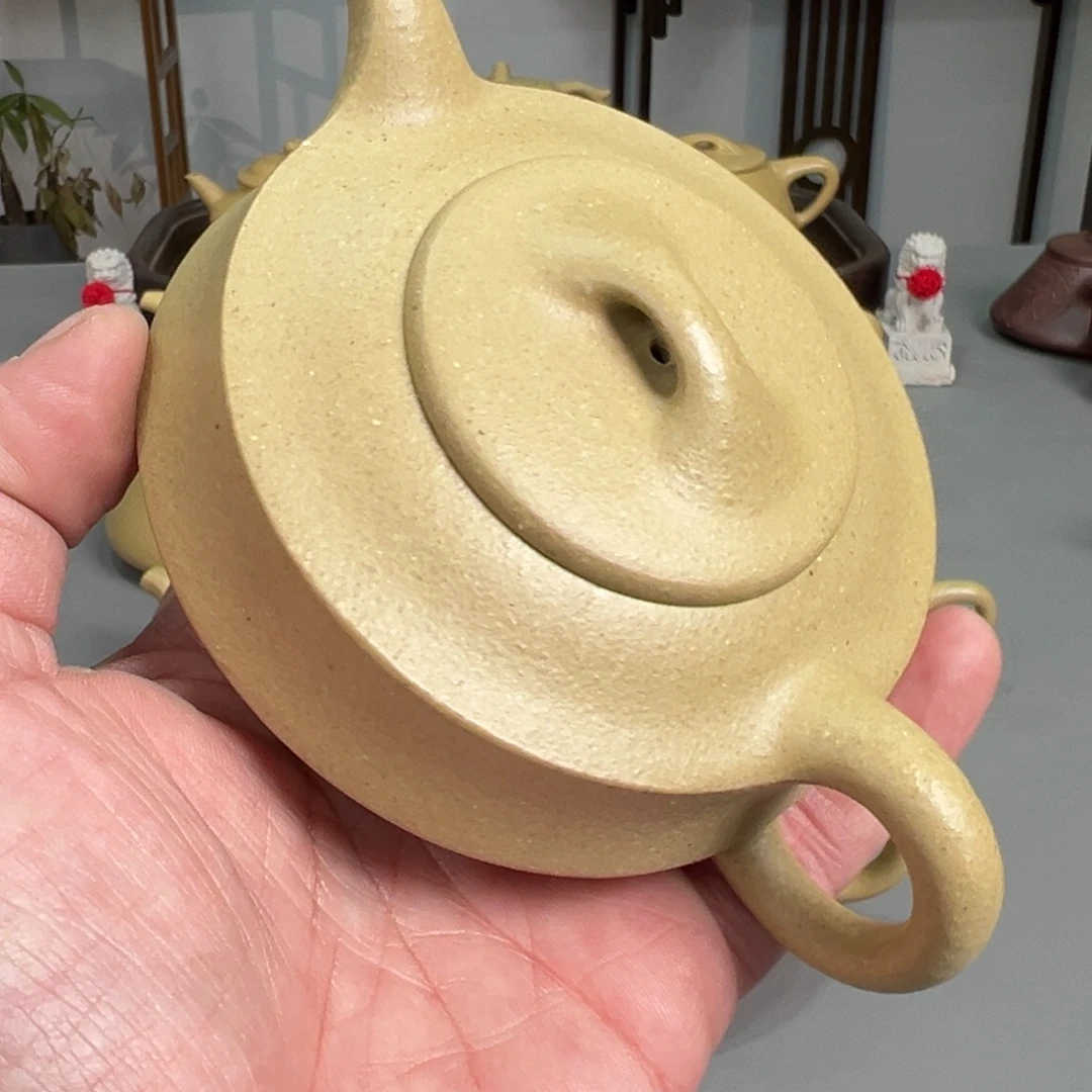 遥***东茶壶紫砂梨皮周盘微瑕