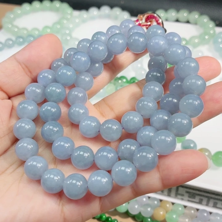 翡翠未镶嵌手链卡10