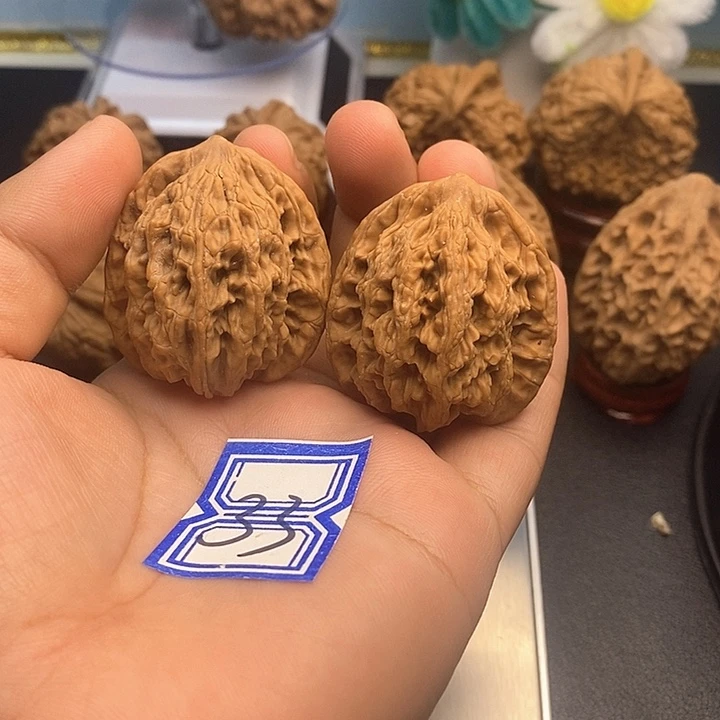 把件文玩核桃37虎头