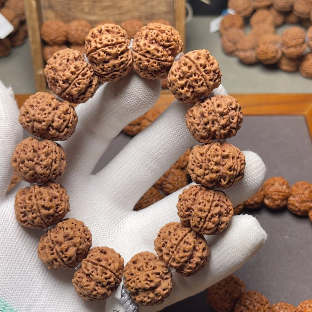 金刚菩提手串原生态原皮原色24尺