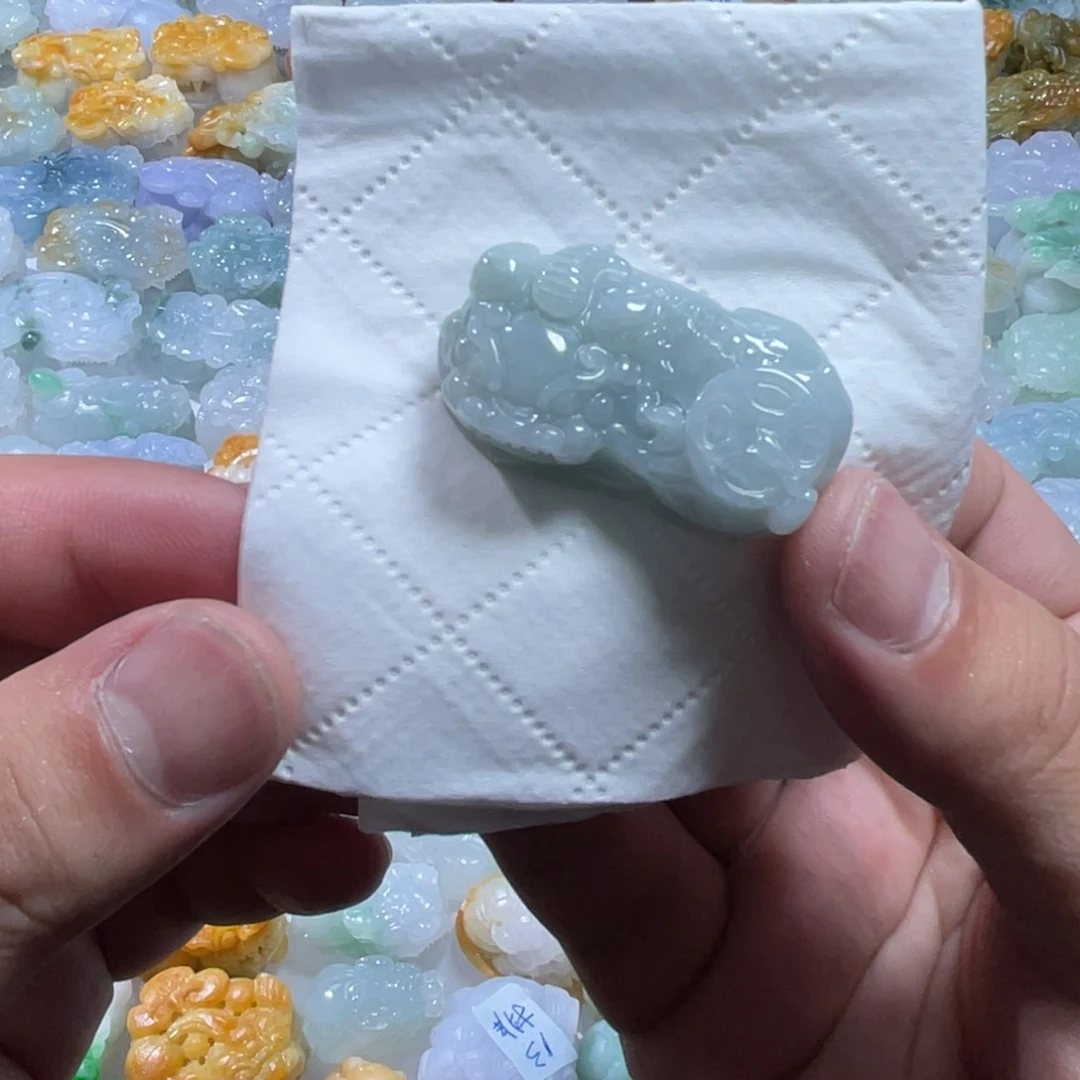 翡翠未镶嵌颈饰天然