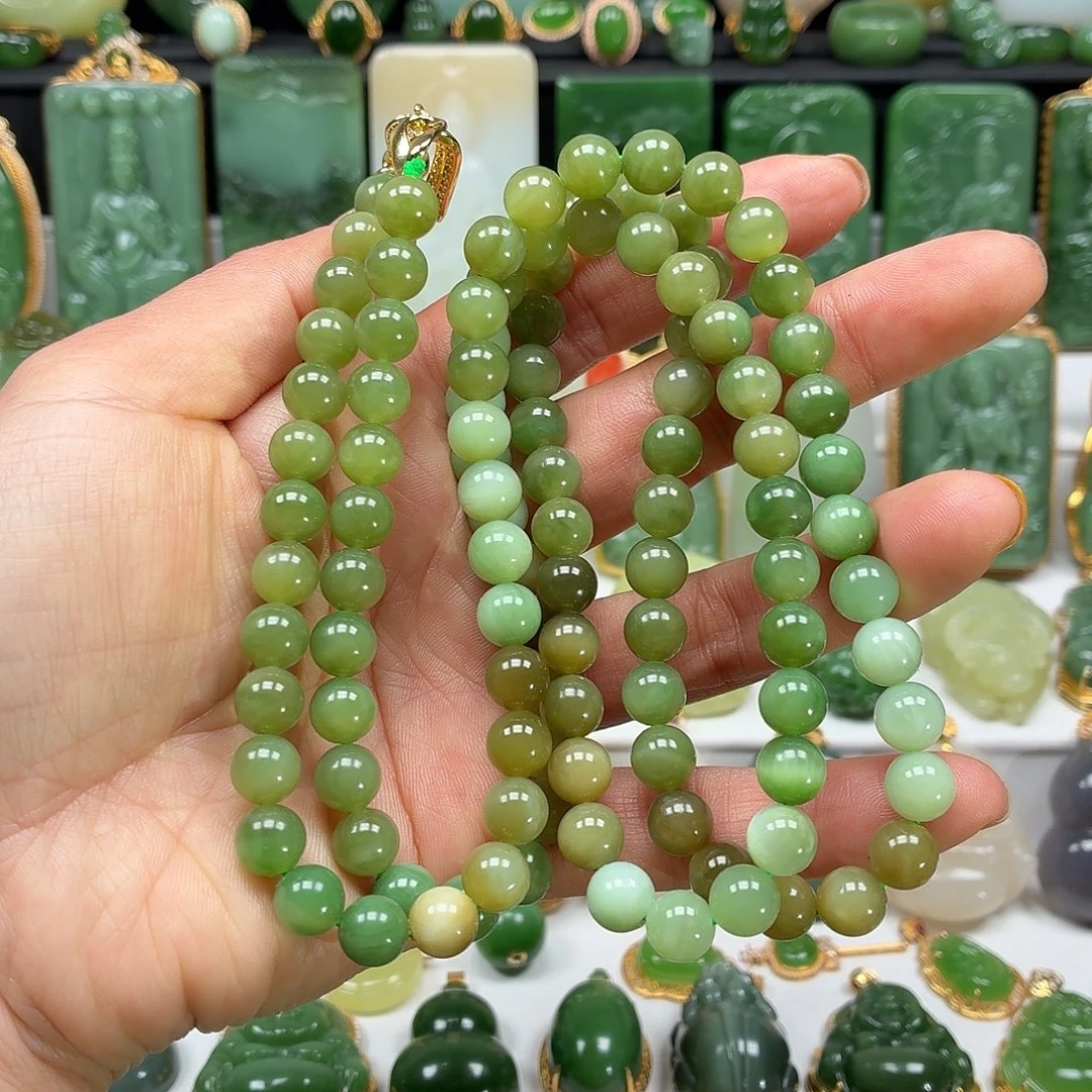 和田玉未镶嵌颈饰精品黑羊洞洞