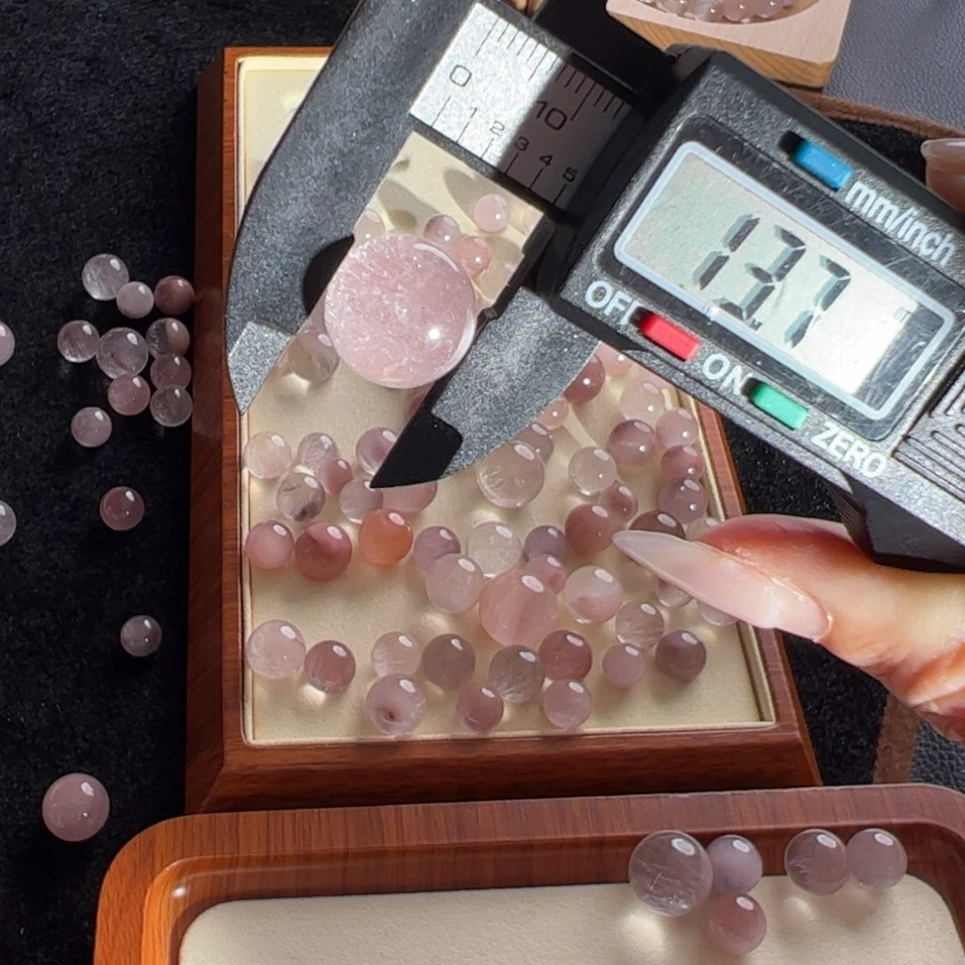 ***陪水晶手链未镶嵌13.7m不打孔不退不换