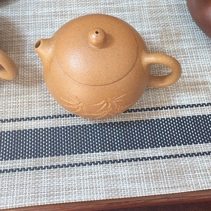 紫泥金降坡西施刻竹子150cc