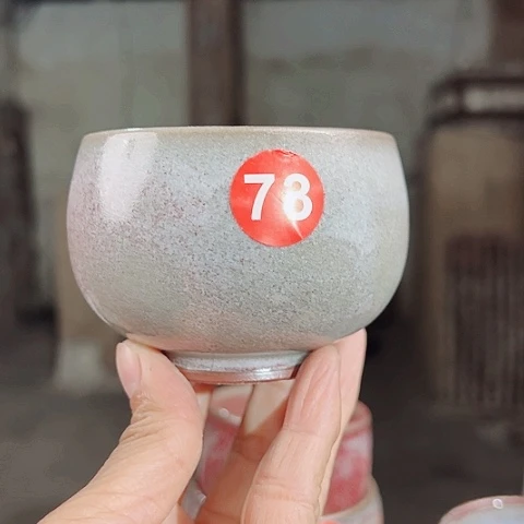 杯向*看原矿釉手工制作钧瓷