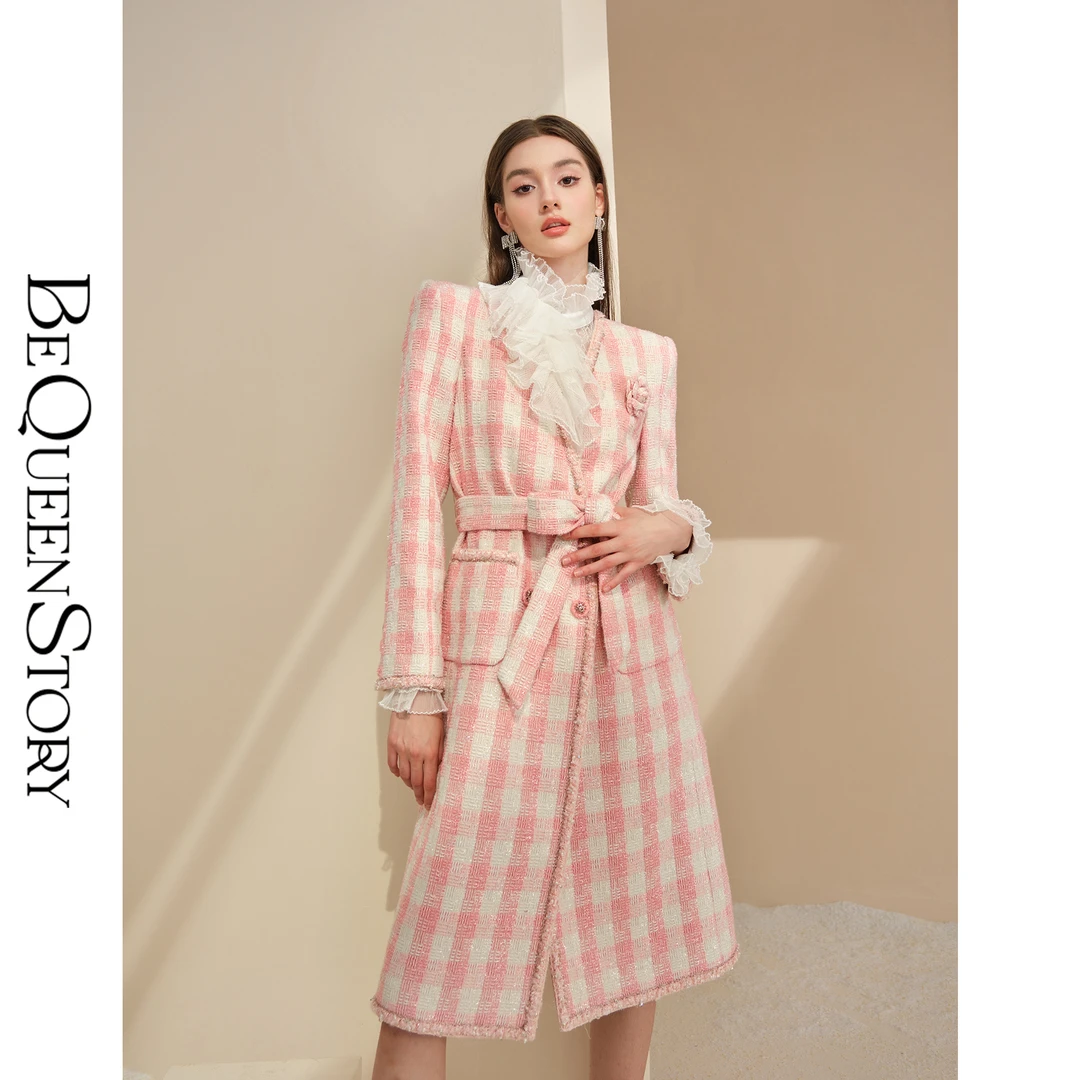 余潇潇【樱花白巧】轻奢优雅有设计感纯手工定制小香外套