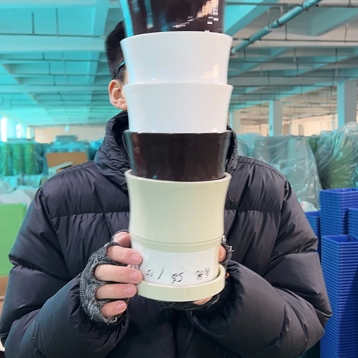 特价竹节口13.6高14白色带托5只