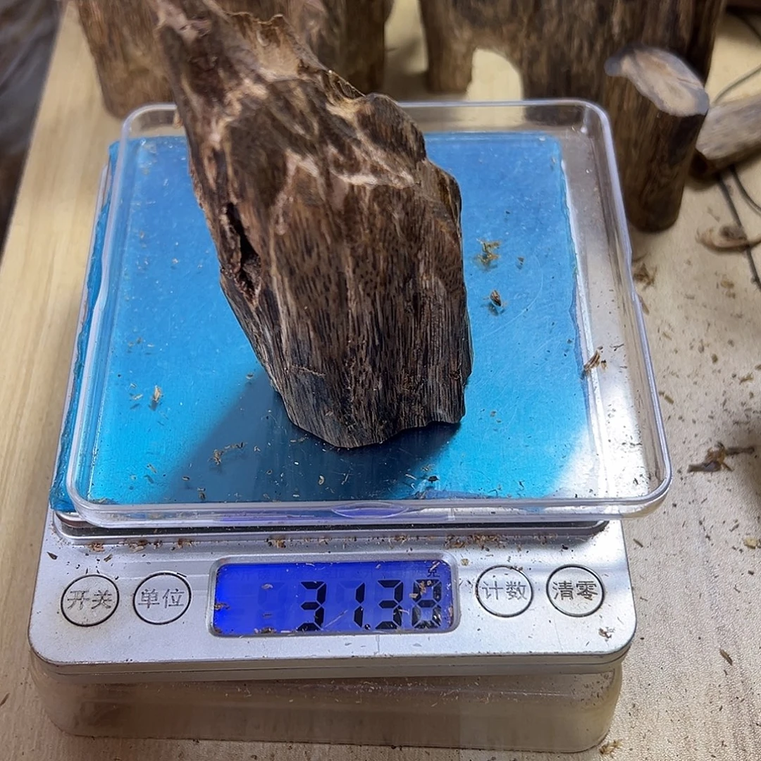 香料绿奇楠虫漏31克白棋