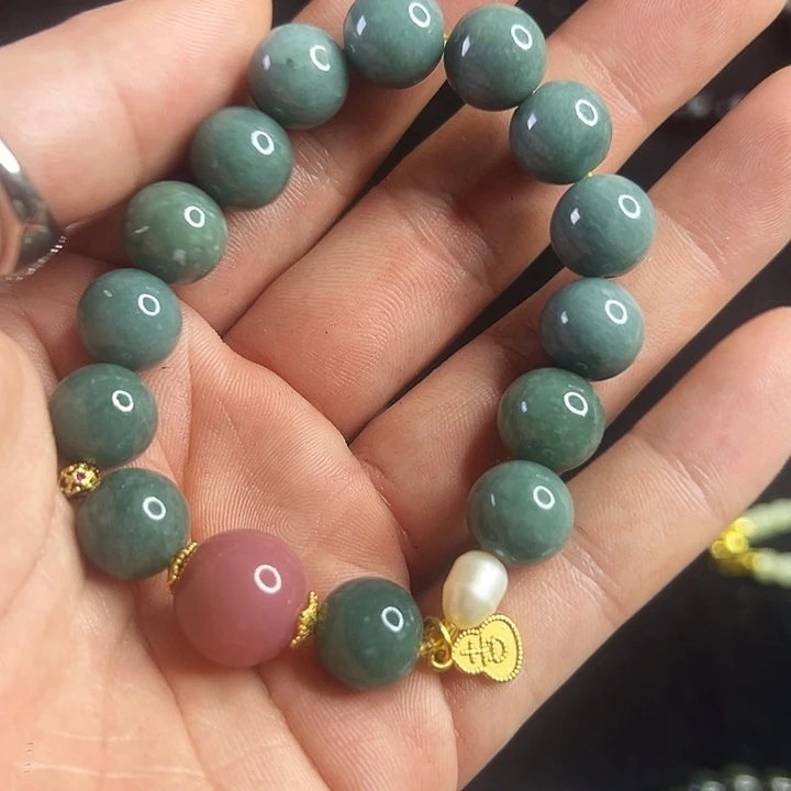 翡翠未镶嵌手链4444