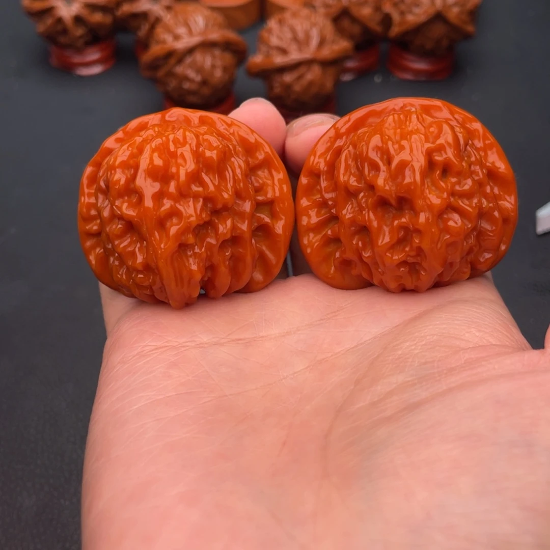 把件文玩核桃四座楼