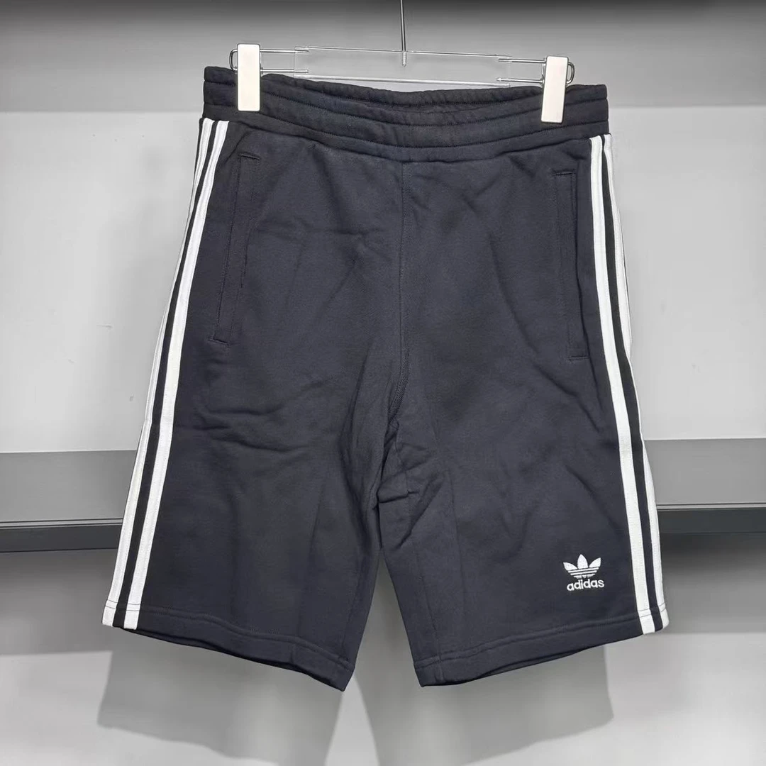 Adidas阿迪达斯三叶草男女款健身训练休闲速干五分运动短裤DH5798