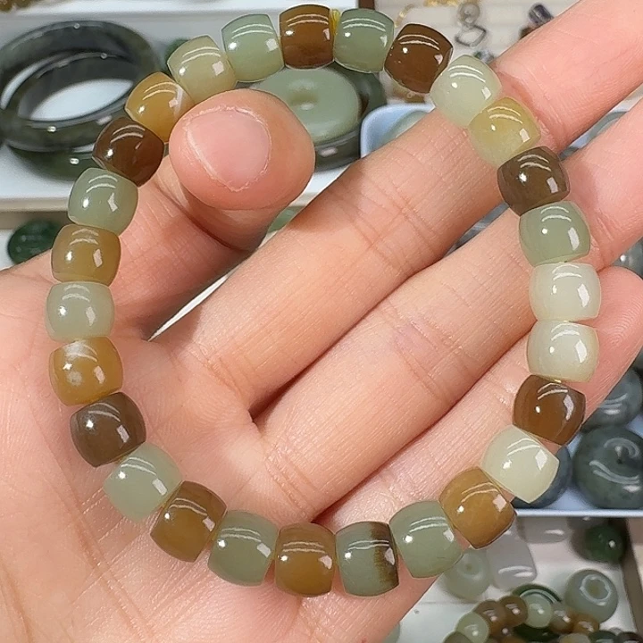 和田玉（糖玉）未镶嵌手链