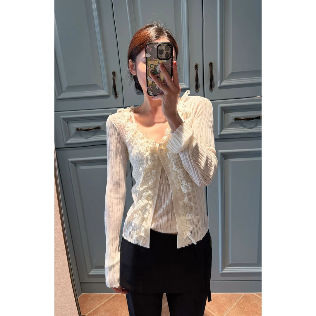 LLUJ璐璐【假两件】拼接假两件毛衫，气质通勤时尚