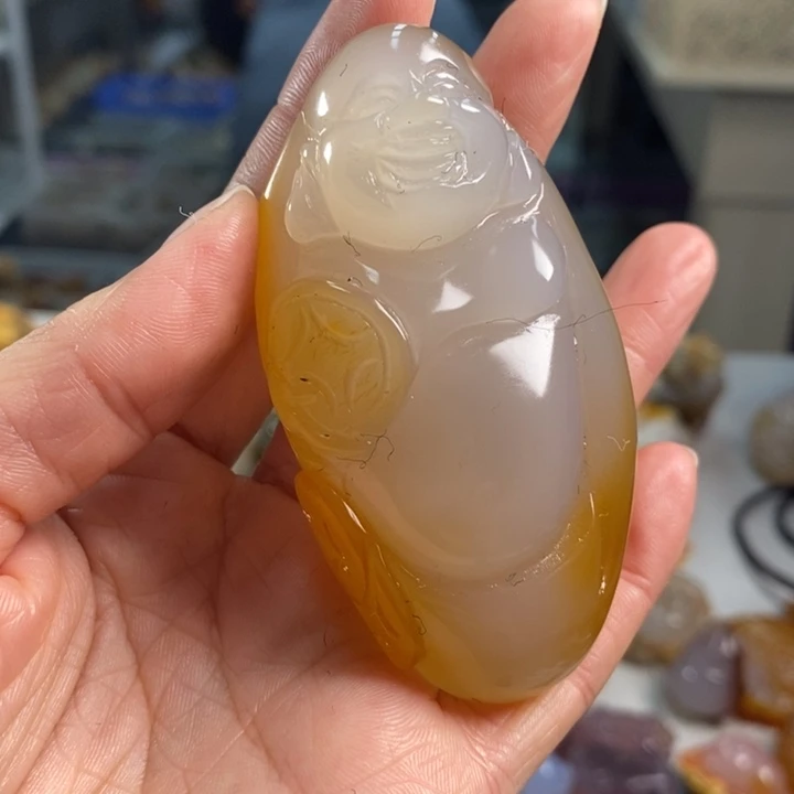 玛瑙/玉髓吊坠(不含链)未镶嵌
