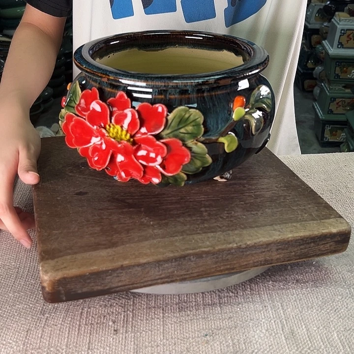 泳坤堂石湾盆陶瓷