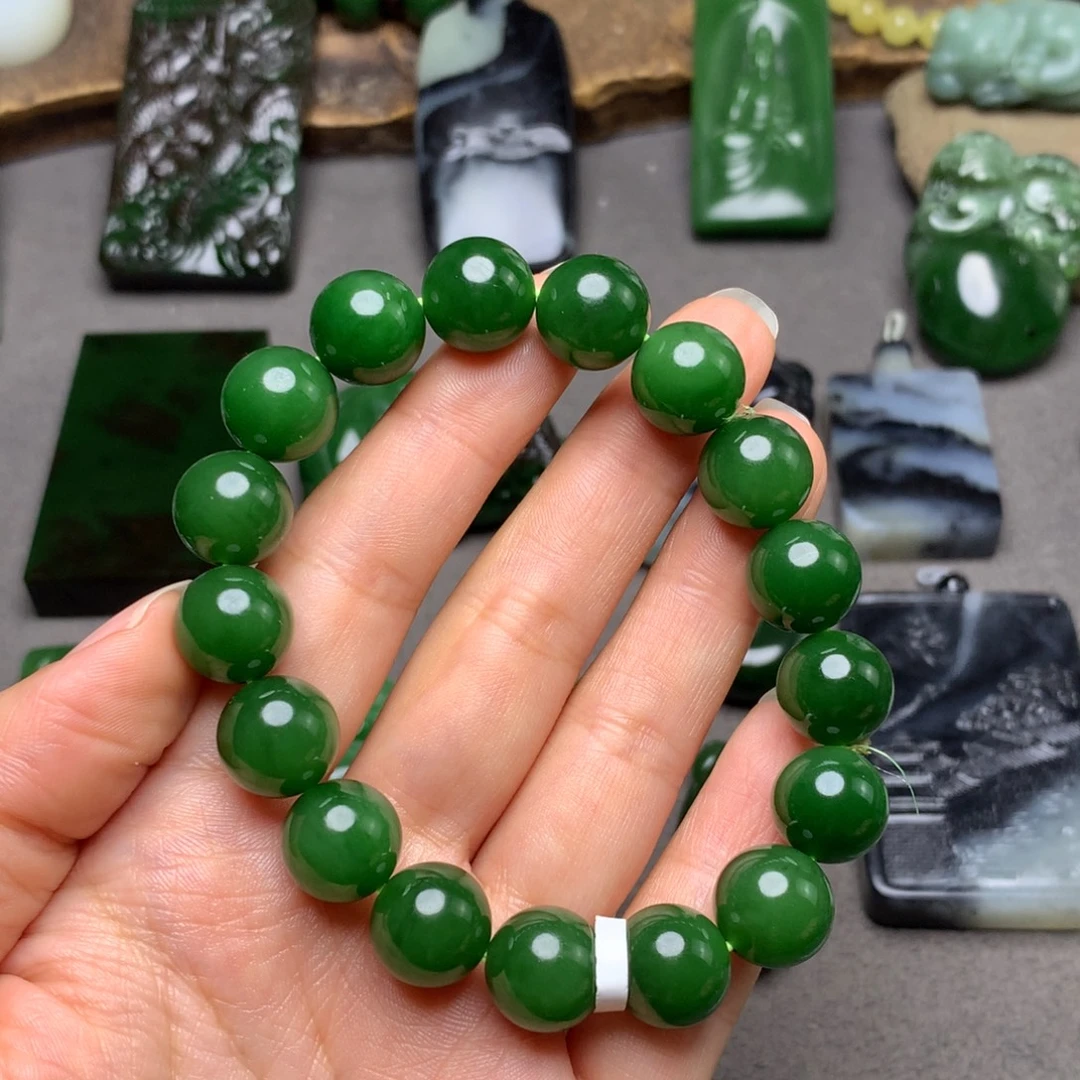 和田玉未镶嵌颈饰手串