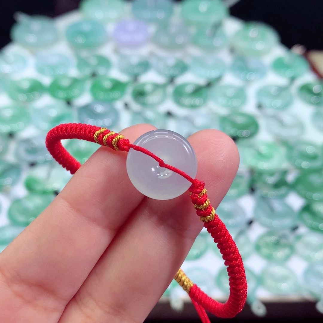 颈饰未镶嵌翡翠平安扣