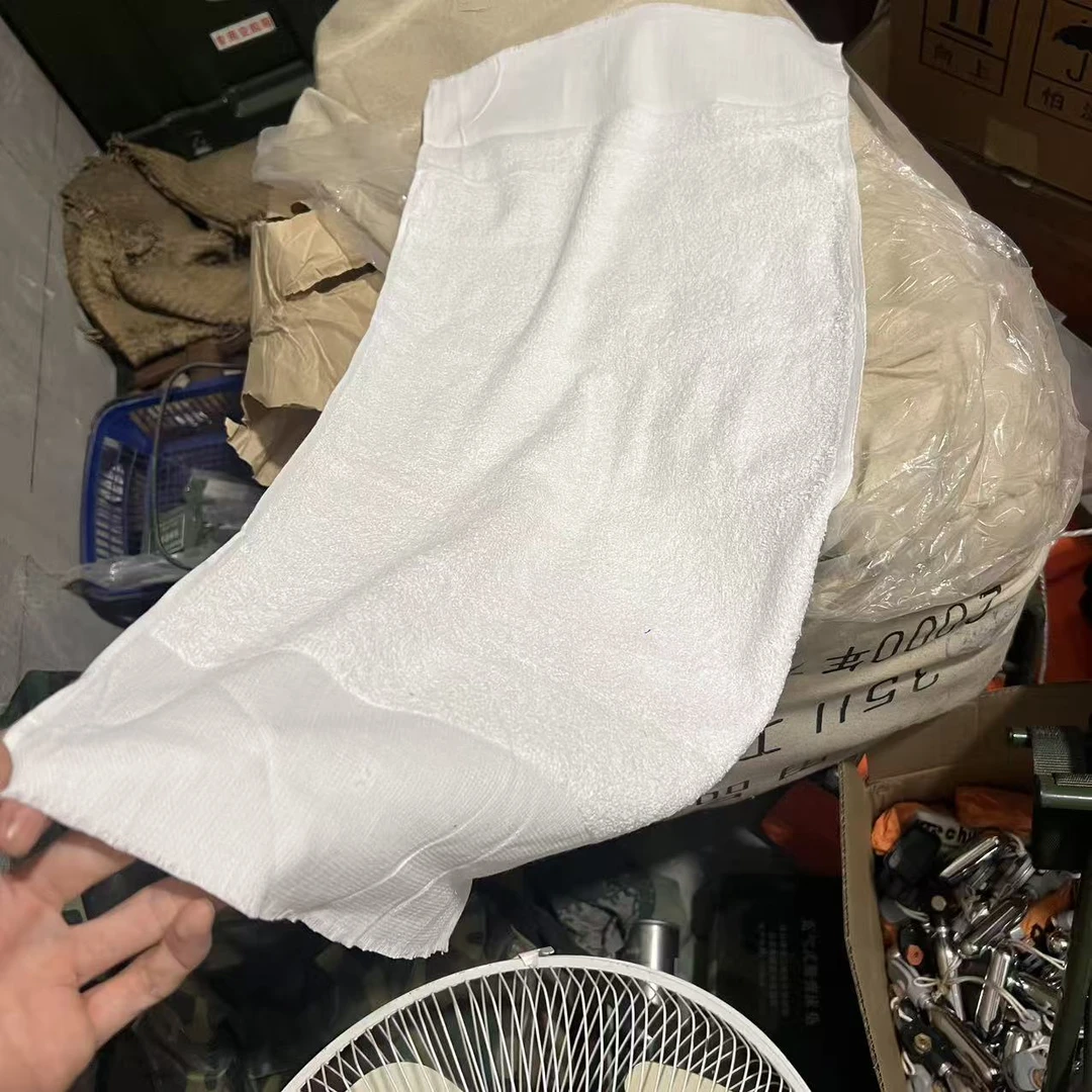 正品白色毛巾纯棉全新库存拍1发3