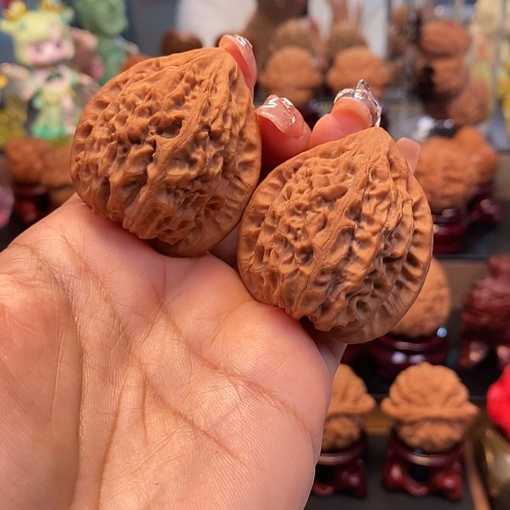 吊坠文玩核桃39全品金牛