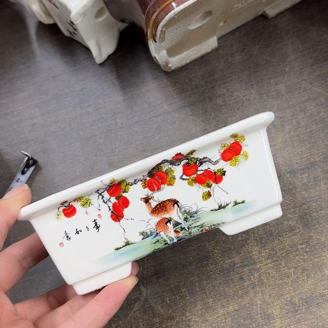 紫砂花盆716号瑕疵15/12/5cm