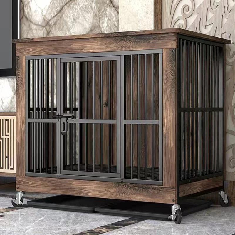 狗笼子大型犬中型犬带厕所金毛边牧专用木质狗窝别墅狗屋宠物房子