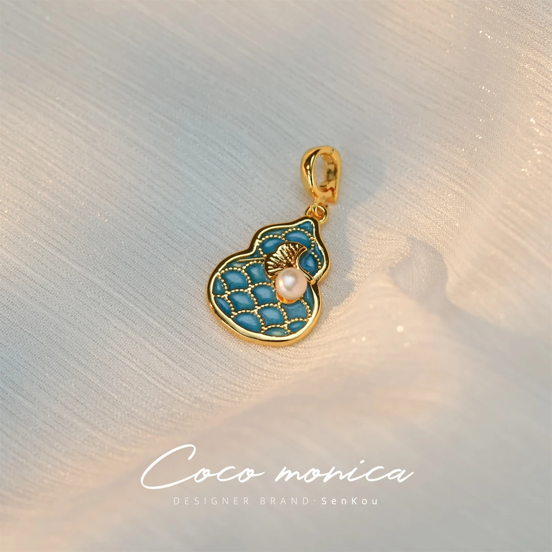 【小霞珠宝】项链吊坠气质轻奢复古小众古法设计感 WE182