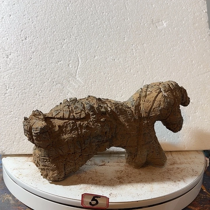 民***人石材安徽灵气壁石摆件