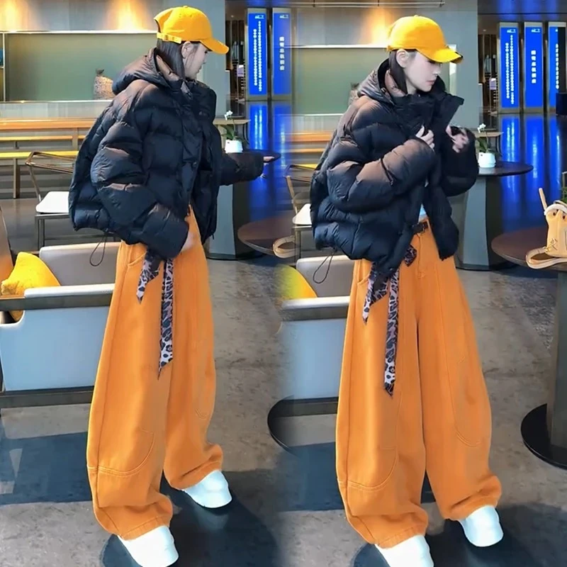 2025秋冬新款时尚显瘦气质网红高档套装女高级百搭宽松大码两件套