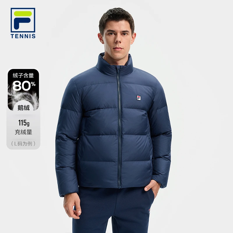Fila/斐乐男士【厚款鹅绒】冬季新款休闲外套保暖A11M543918F