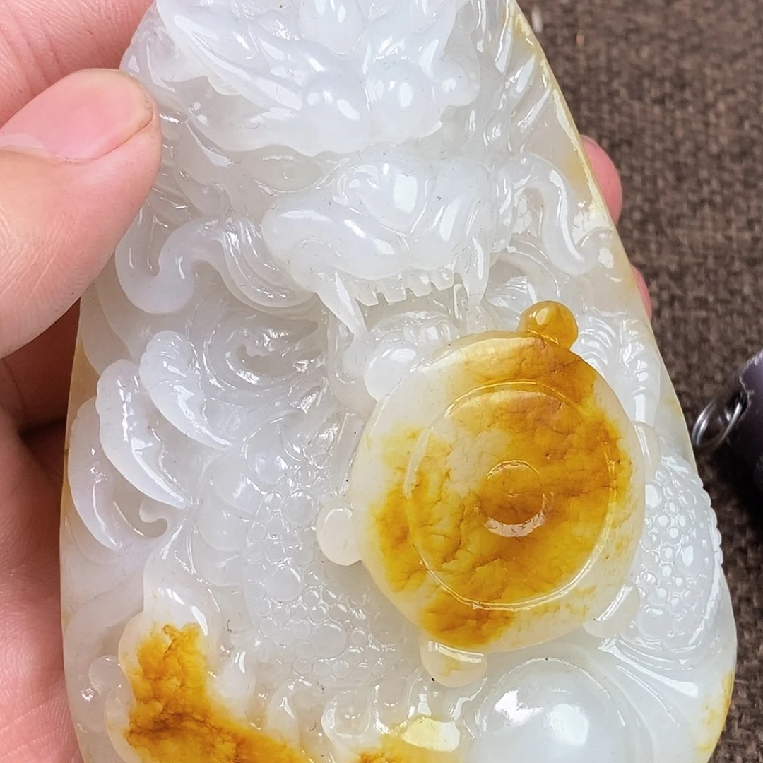 和田玉挂件未镶嵌