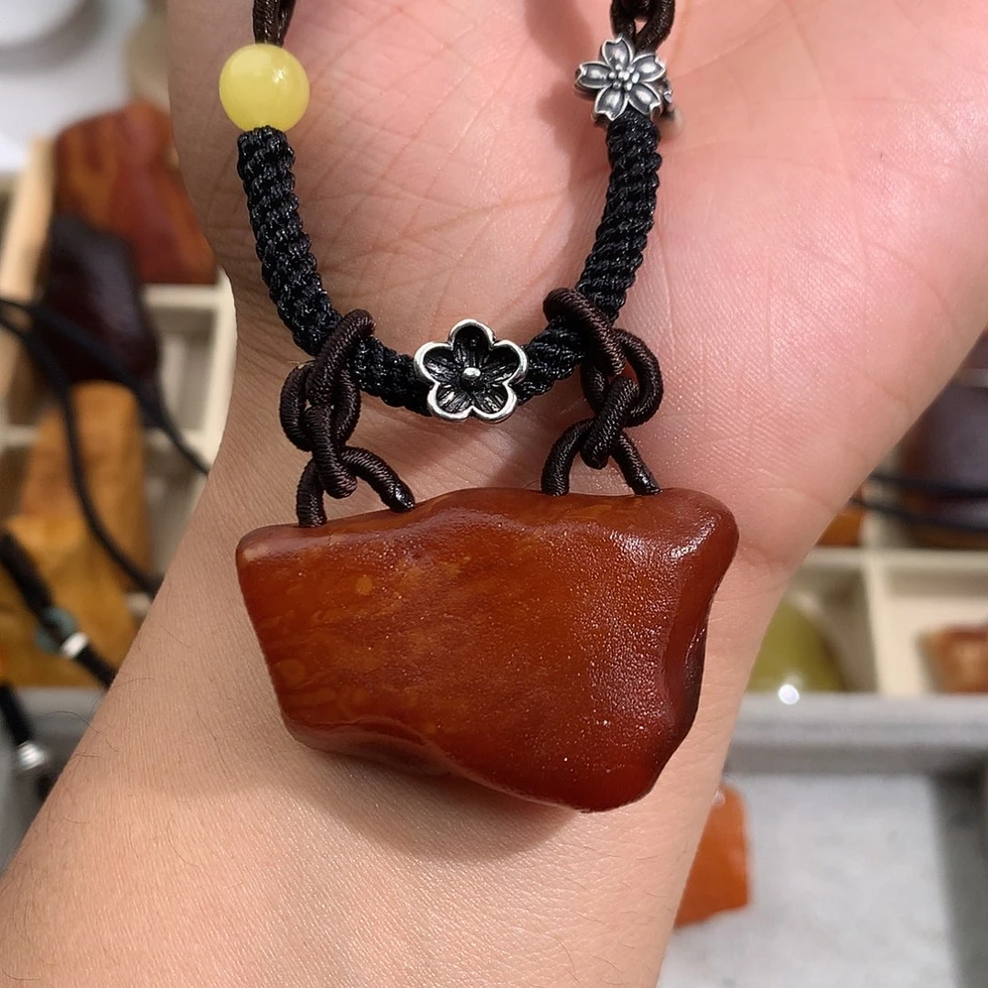 蜜蜡裸石未镶嵌你