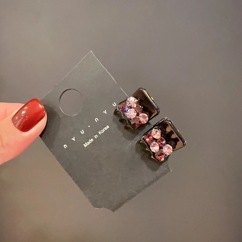 韩国s家水晶迷你小抓夹轻奢公主头抓夹网红爆款碎发夹高端刘海夹