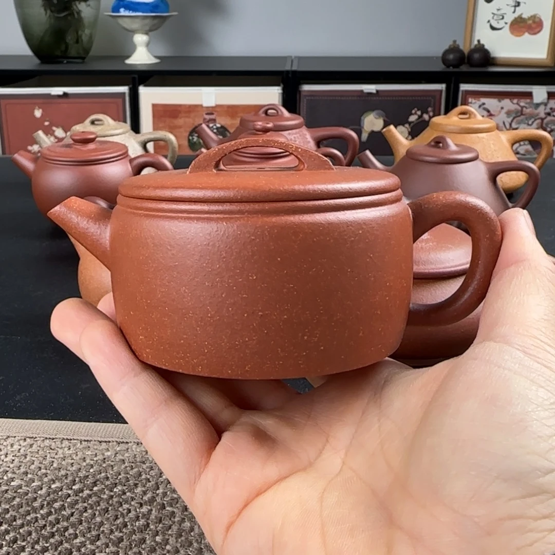 紫砂茶壶微瑕汉瓦