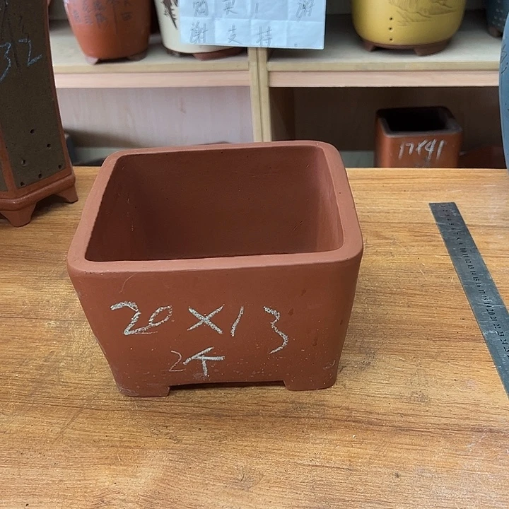 紫砂花盆，透气花盆