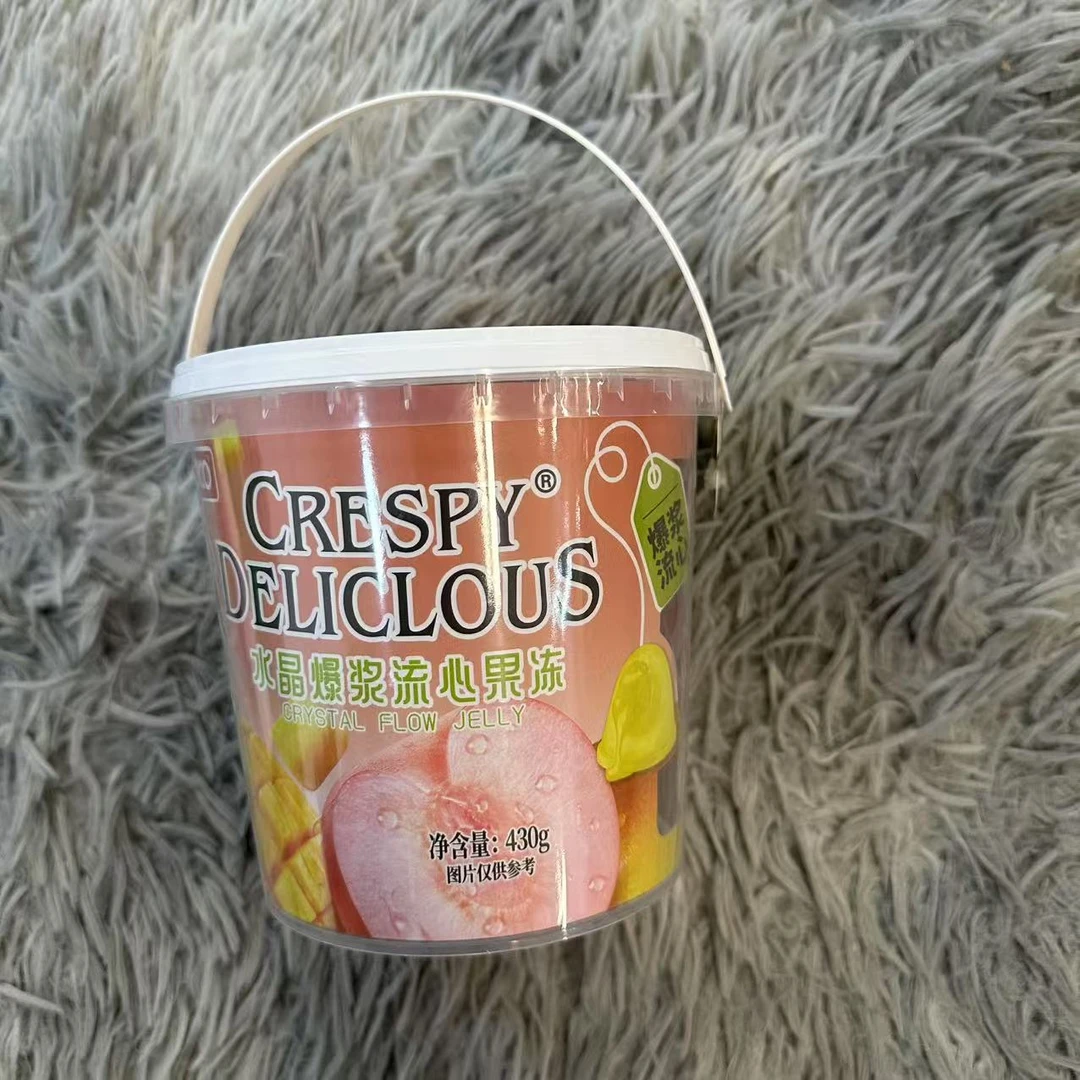 水晶爆浆流心果冻(芒果味+白桃味)