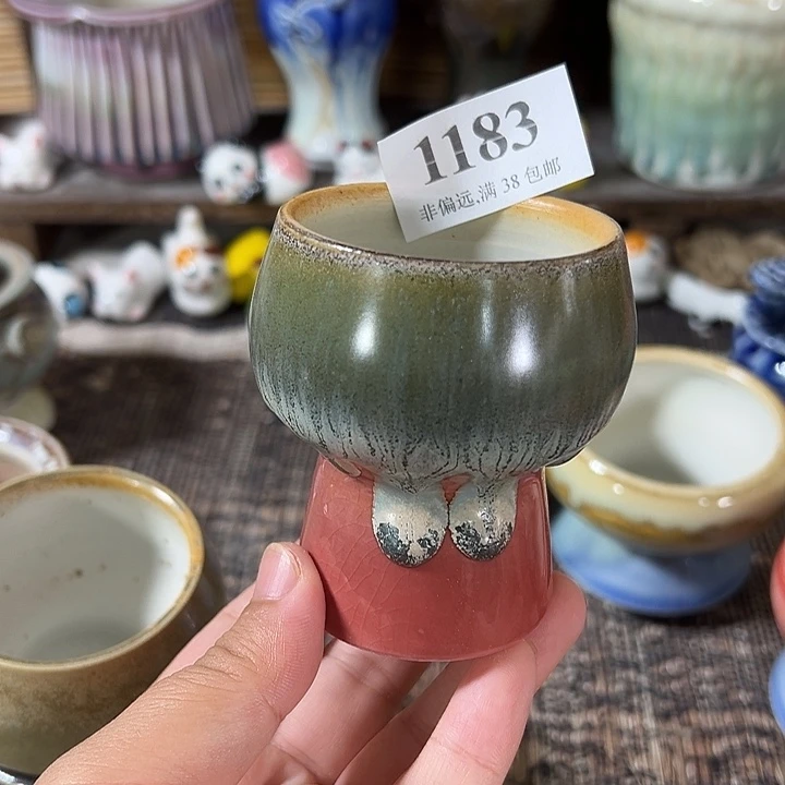 口5高7 手工花盆满30包邮