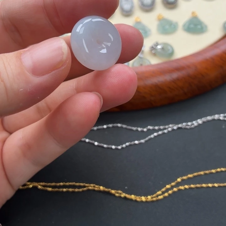 翡翠未镶嵌颈饰翡翠肉扣