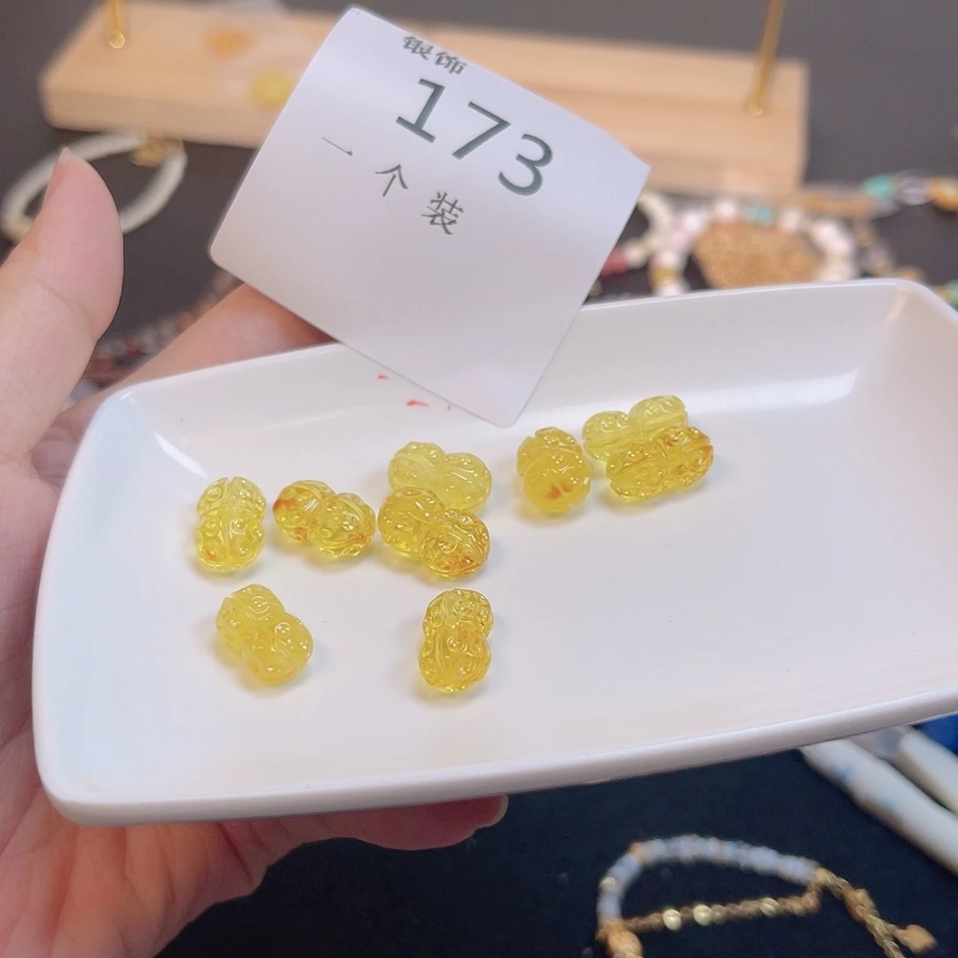 水晶珠宝半成品未镶嵌173 。