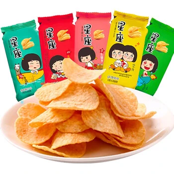董小姐整箱星座薯片多口味酥脆零食追剧解馋下午茶点心膨化食品