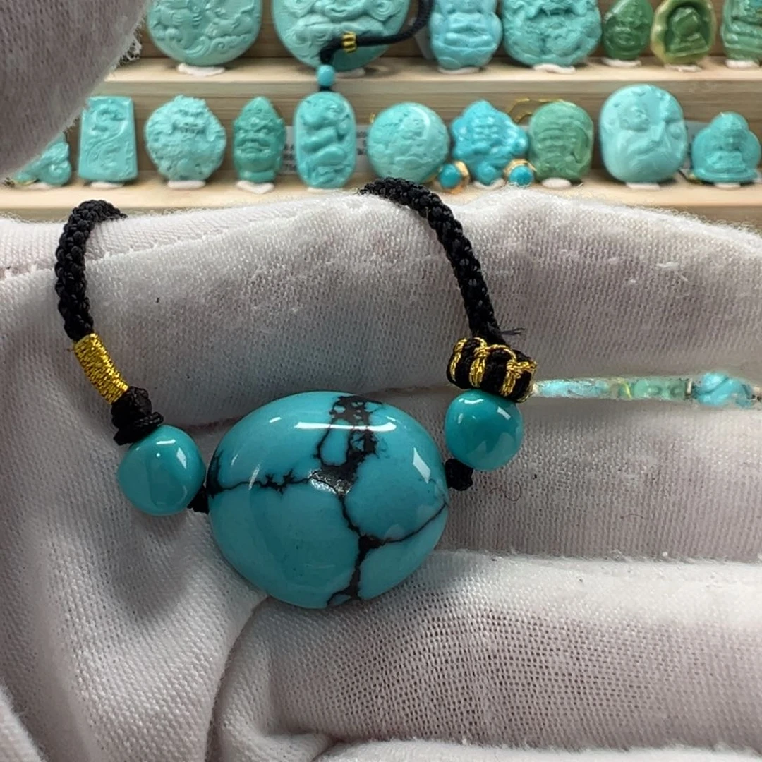 未镶嵌绿松石随形18mm