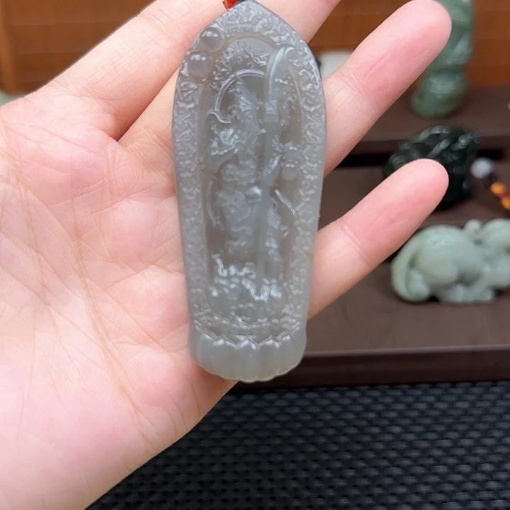 和田玉未镶嵌吊坠(不含链)