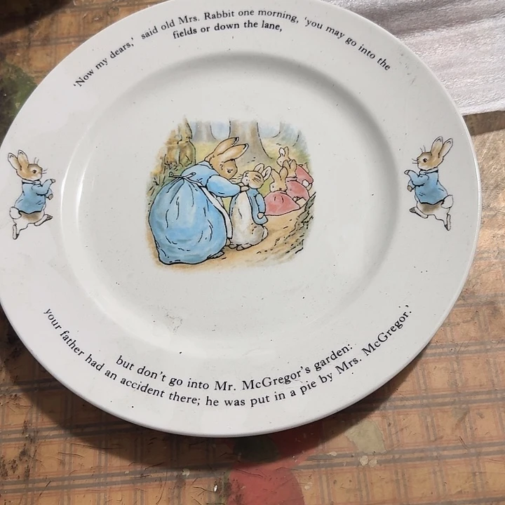 彼得兔25.5厘米大盘一个