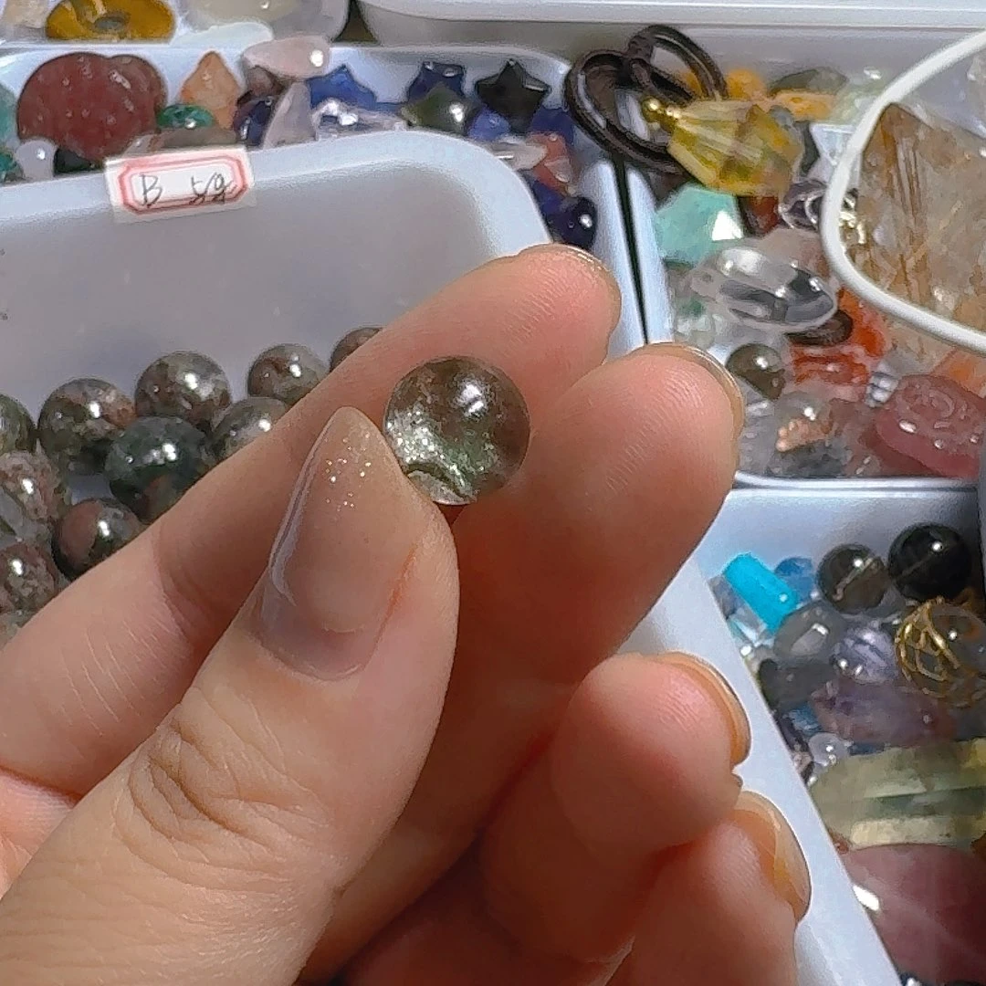水晶珠宝半成品未镶嵌海*面