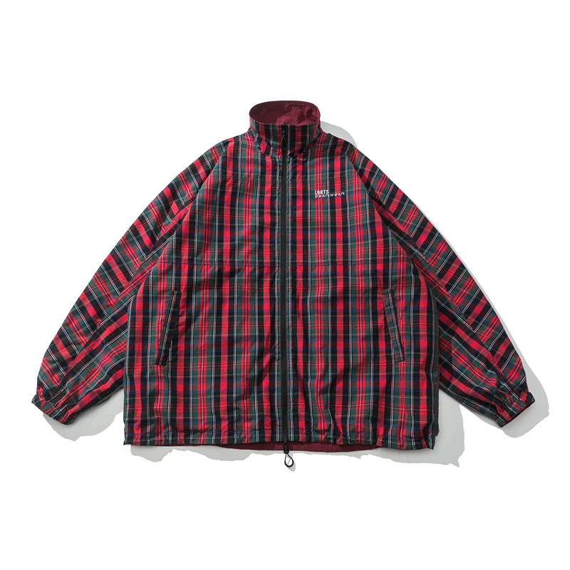 【聚】1495春秋休闲双面穿廓形立领风壳夹克外套Coats139-LAOO18NT