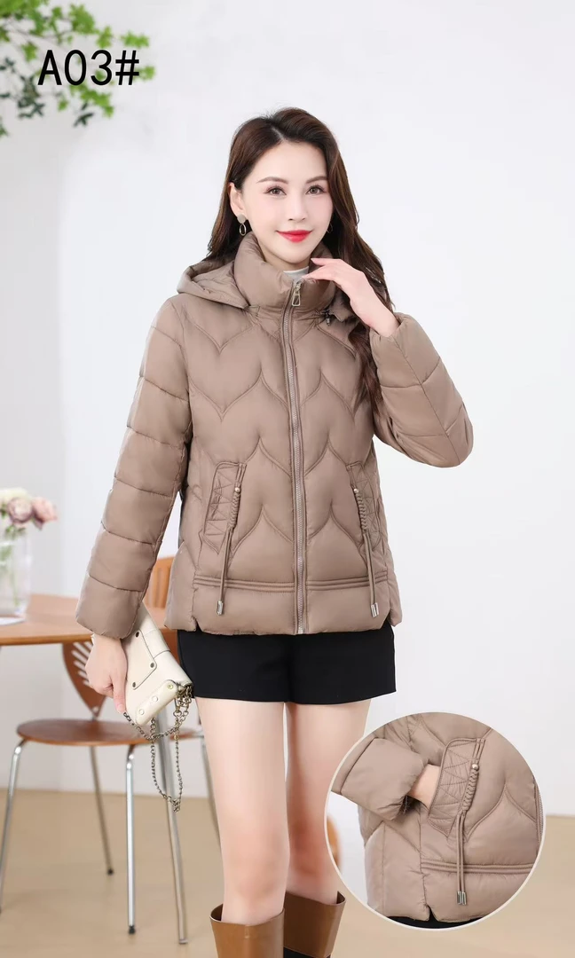 百花果2025冬季新款高品质冬装棉服外套洋气立领气质外套加厚保暖